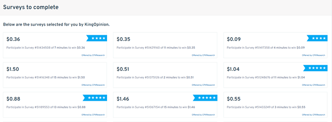 KingOpinion Review: Is This Survey Site Actually Royalty or a Commoner? 1 0f7e9269ea2ea2c95d3d85e21f1781de